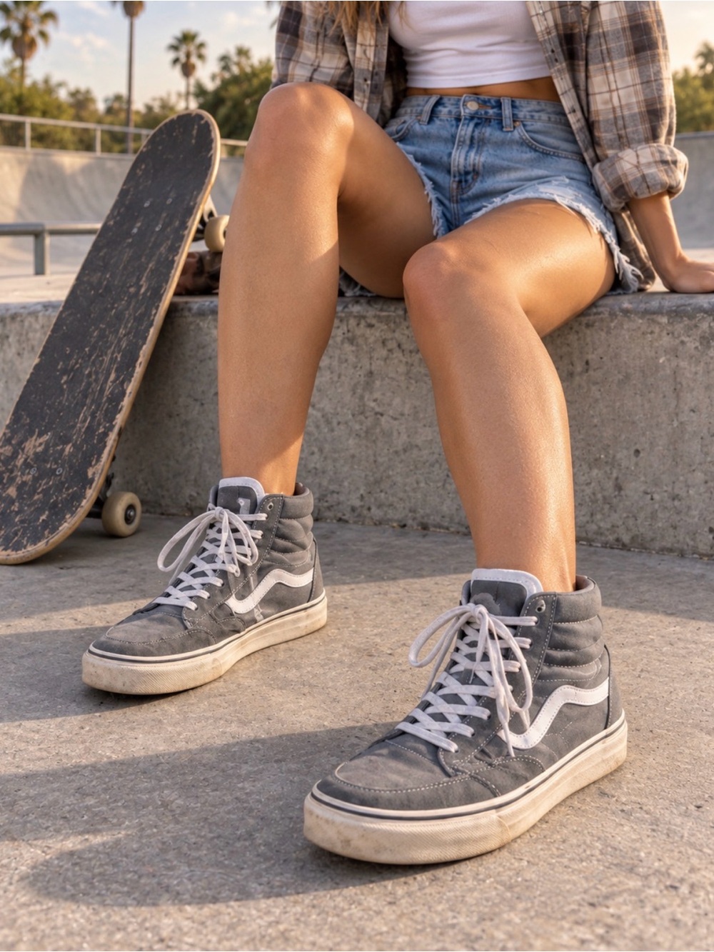 VANS UltraRange Hi MTE Wool (Gray) womens Size 8.5 retro skate Gorpcore vintage